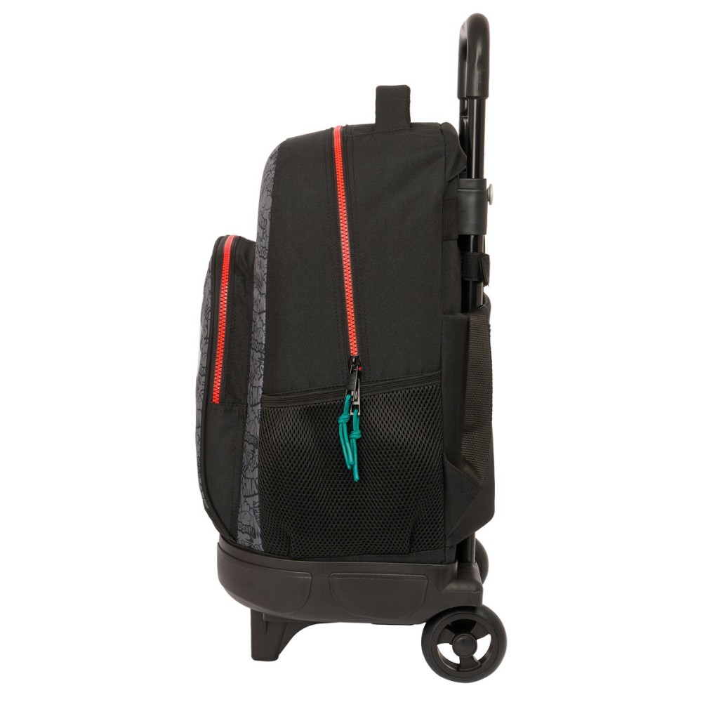 Ghiozdan cu Roți My Hero Academia Negru 33 x 45 x 22 cm