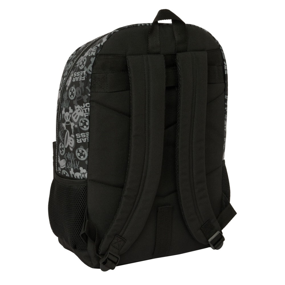 Ghiozdan Paul Frank Join the fun Negru 30 x 46 x 14 cm