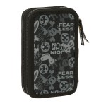 Creion dublu Paul Frank Join the fun Negru 12.5 x 19.5 x 4 cm (28 Piese)