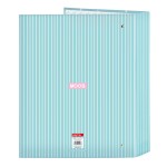 Biblioraft Moos Butterflies Albastru A4 27 x 33 x 6 cm