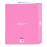 Biblioraft Benetton Spring Roz Albastru celest A4 27 x 33 x 6 cm