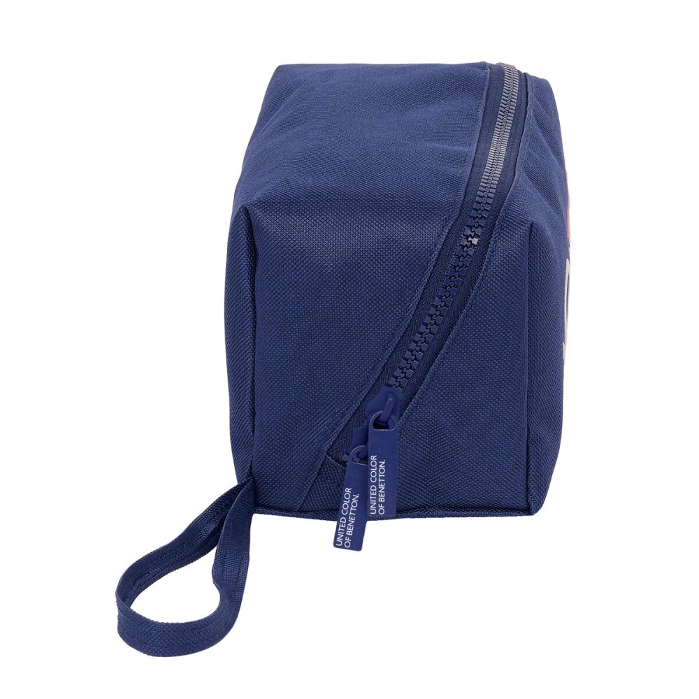 Penar Școlar Benetton Varsity Gri Bleumarin 22 x 10 x 10 cm