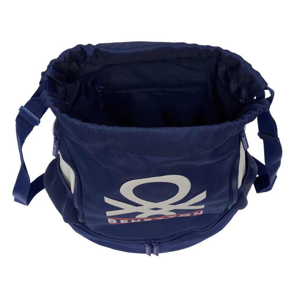 Geantă rucsac pentru copii Benetton Varsity Gri Bleumarin 35 x 40 x 1 cm