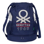 Geantă rucsac pentru copii Benetton Varsity Gri Bleumarin 35 x 40 x 1 cm