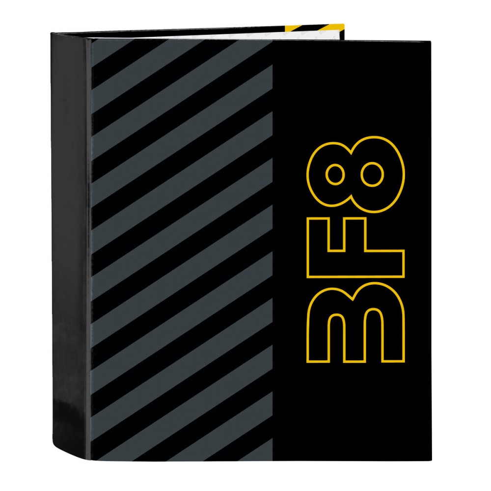 Biblioraft BlackFit8 Zone Negru A4 27 x 33 x 6 cm