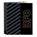 Biblioraft BlackFit8 Zone Negru A4 27 x 33 x 6 cm