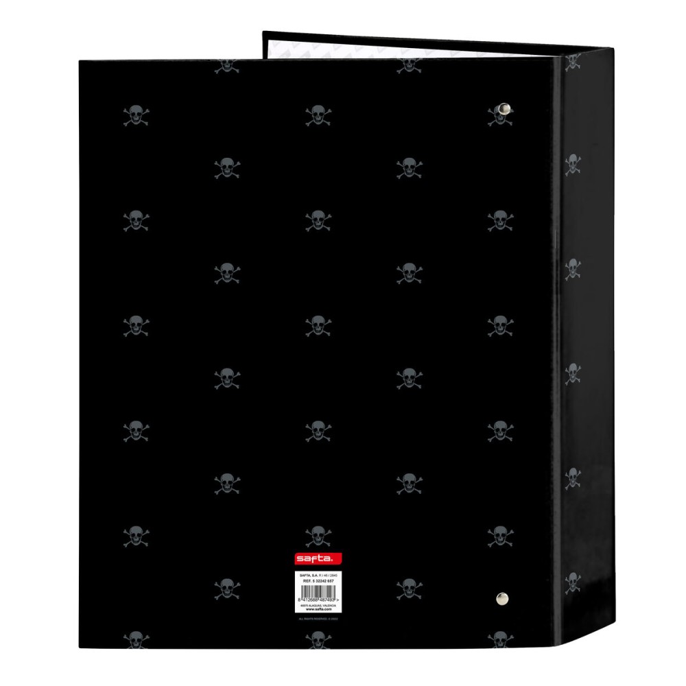 Biblioraft Safta California Negru A4 27 x 33 x 6 cm