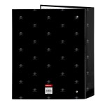 Biblioraft Safta California Negru A4 27 x 33 x 6 cm