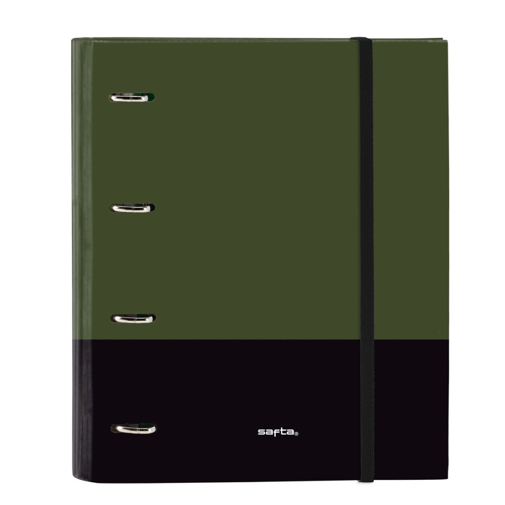 Biblioraft Safta Dark forest Negru Verde 27 x 32 x 3.5 cm