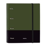 Biblioraft Safta Dark forest Negru Verde 27 x 32 x 3.5 cm