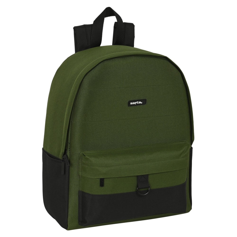 Rucsac pentru Laptop Safta Dark Forest Negru Verde 31 x 40 x 16 cm