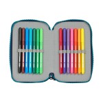 Creion dublu Munich Nautic Bleumarin 12.5 x 19.5 x 4 cm 28 Piese