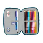 Creion dublu Munich Nautic Bleumarin 12.5 x 19.5 x 4 cm 28 Piese