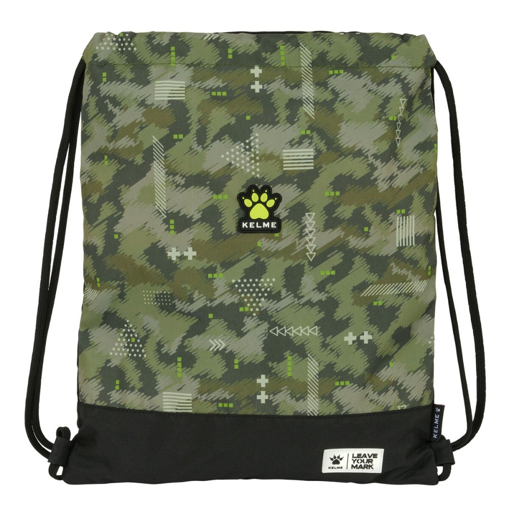 Geantă Rucsac cu Bretele Kelme Travel Negru Verde 35 x 40 x 1 cm