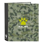Biblioraft Kelme Travel Negru Verde A4 27 x 33 x 6 cm
