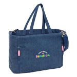 Geantă Benetton Denim Albastru 40 x 31 x 17 cm