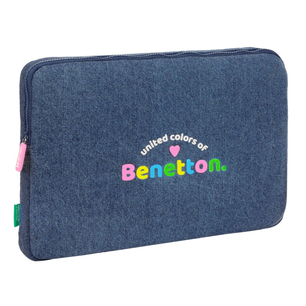 Husă pentru Laptop Benetton Denim Albastru 15,6'' 39,5 x 27,5 x 3,5 cm