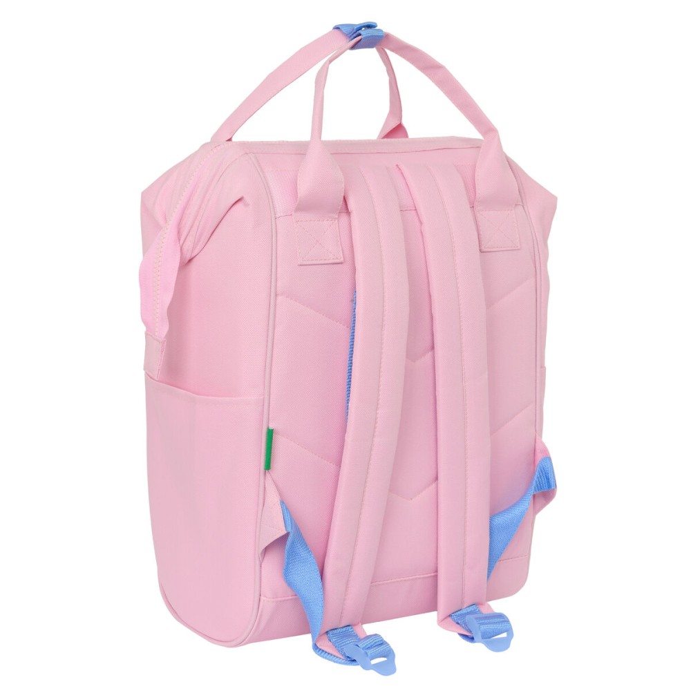 Rucsac pentru Laptop Benetton benetton Roz 27 x 40 x 19 cm