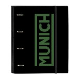 Biblioraft Munich Caviar Negru 27 x 32 x 3.5 cm