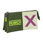Penar triplu Munich Bright khaki Verde 22 x 12 x 3 cm