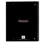 Biblioraft Kappa Silver pink Negru Roz 27 x 32 x 3.5 cm