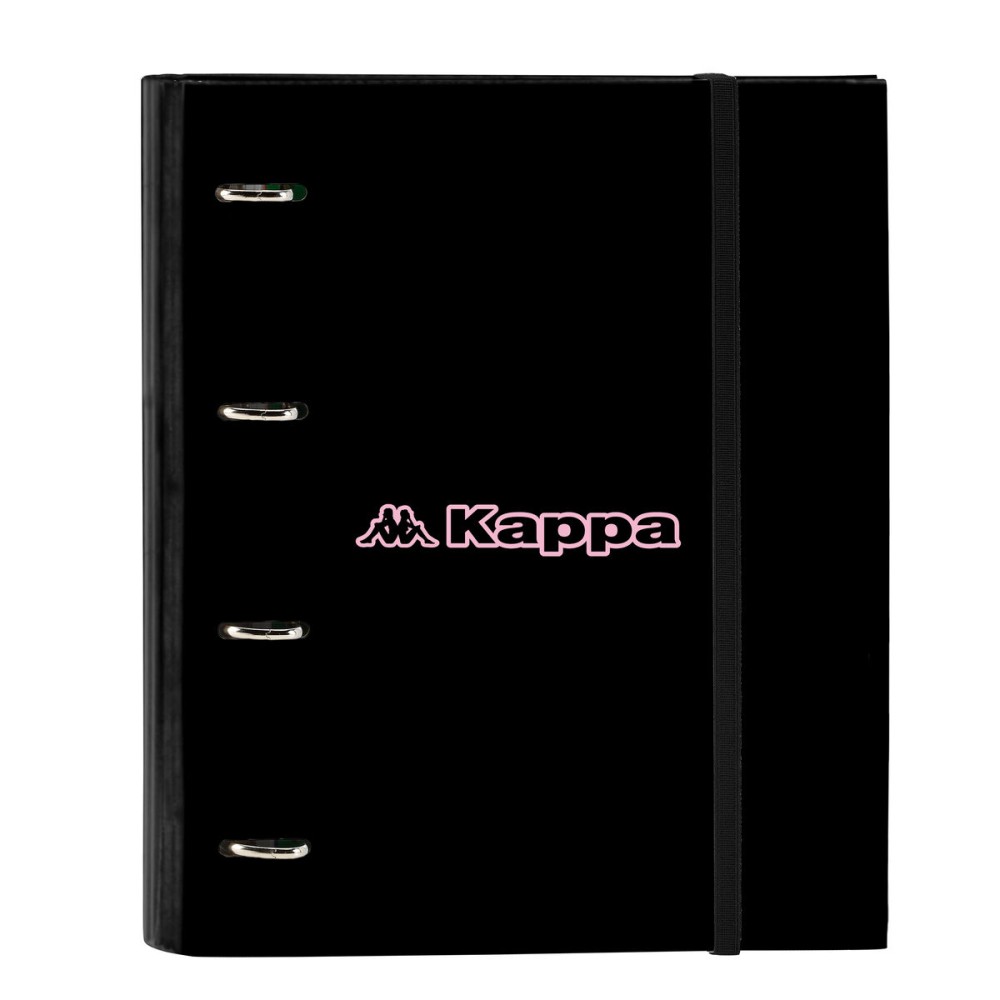 Biblioraft Kappa Silver pink Negru Roz 27 x 32 x 3.5 cm