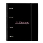 Biblioraft Kappa Silver pink Negru Roz 27 x 32 x 3.5 cm