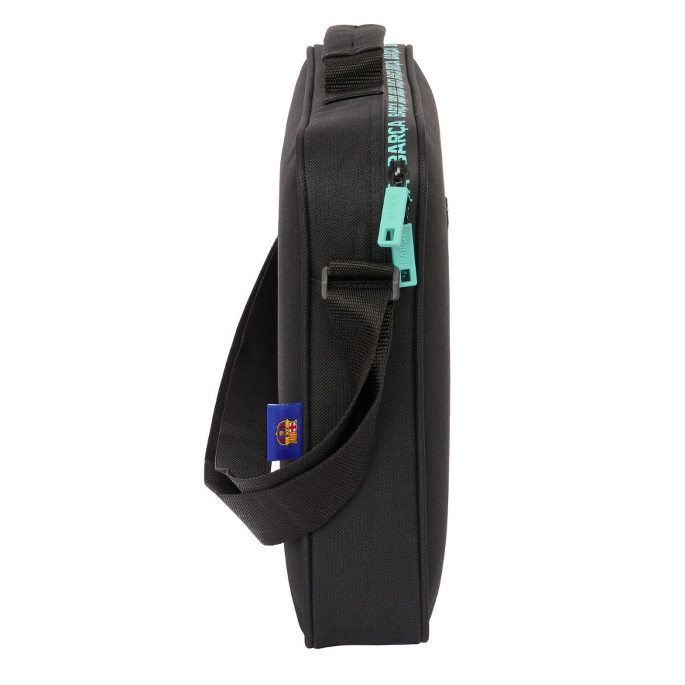 ghiozdan de școală F.C. Barcelona Negru 38 x 28 x 6 cm