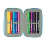 Creion dublu The Paw Patrol Pups rule Albastru 12.5 x 19.5 x 4 cm 28 Piese