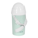 Sticlă cu Capac și Pai Miffy Menta Mentă PVC 500 ml