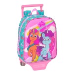 Ghiozdan cu Roți My Little Pony Magic Roz Turquoise 22 x 27 x 10 cm