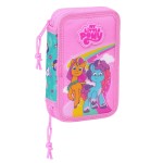 Creion dublu My Little Pony Magic Roz Turquoise 12.5 x 19.5 x 4 cm 28 Piese