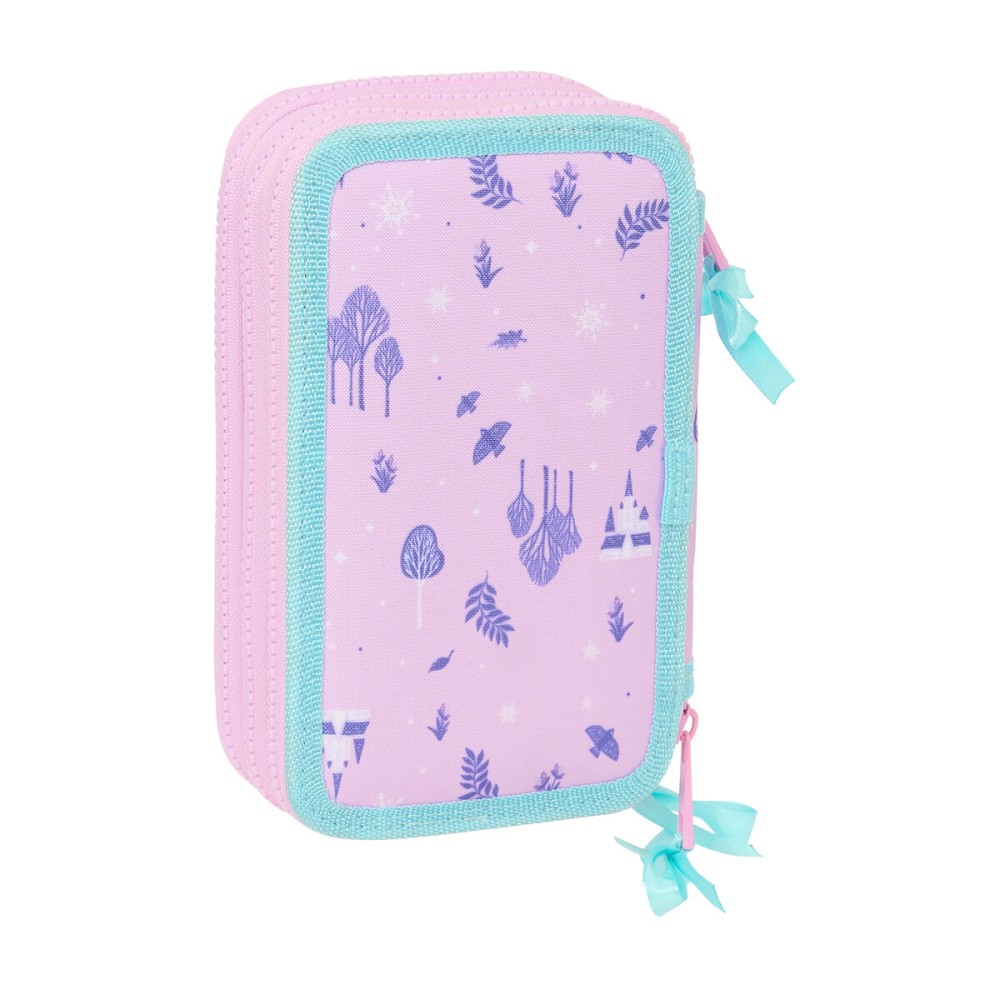 Penar Triplu Frozen Cool days Violet Albastru celest 12,5 x 19,5 x 5,5 cm 36 Piese