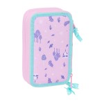 Penar Triplu Frozen Cool days Violet Albastru celest 12,5 x 19,5 x 5,5 cm 36 Piese