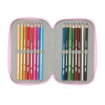 Penar Triplu Frozen Cool days Violet Albastru celest 12,5 x 19,5 x 5,5 cm 36 Piese
