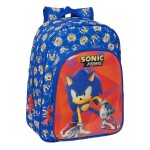 Ghiozdan Sonic Prime Albastru 26 x 34 x 11 cm