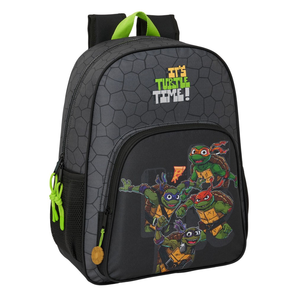Ghiozdan Teenage Mutant Ninja Turtles Negru Gri 33 x 42 x 14 cm