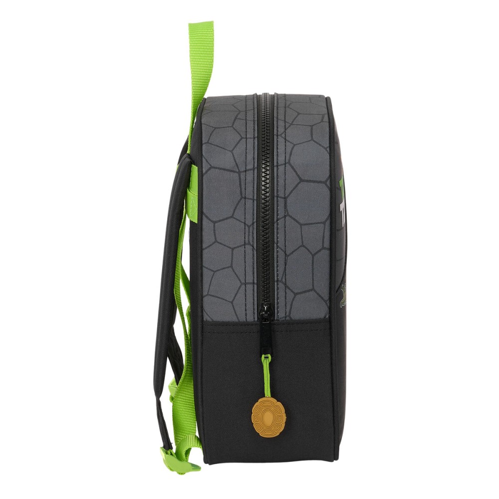Ghiozdan Teenage Mutant Ninja Turtles Negru Gri 22 x 27 x 10 cm