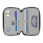 Penar Triplu Teenage Mutant Ninja Turtles Negru Gri 12,5 x 19,5 x 5,5 cm 36 Piese