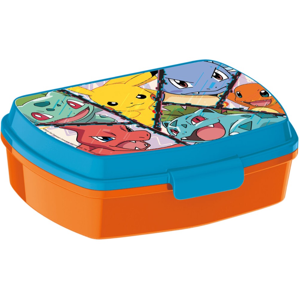 Cutie pentru Sandwich Pokémon Multicolor Dreptunghiular 17 x 5,6 x 13,3 cm