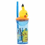 Sticlă de apă Pokémon Multicolor PVC Plastic 360 ml 9 x 23 x 6 cm