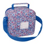 Geantă Termoizolantă pentru Gustări Nait Nait Flores coimbra azul Albastru 20 x 20 x 15 cm
