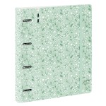 Biblioraft Safta Light green flowers Verde 27 X 32 X 4 cm