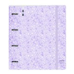Biblioraft Safta Light purple flowers Mov 27 X 32 X 4 cm