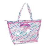 Geantă Damă Barbie Logomania Transparent Roz deschis 54 x 35 x 17 cm