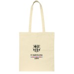 Geantă F.C. Barcelona Bej Bumbac