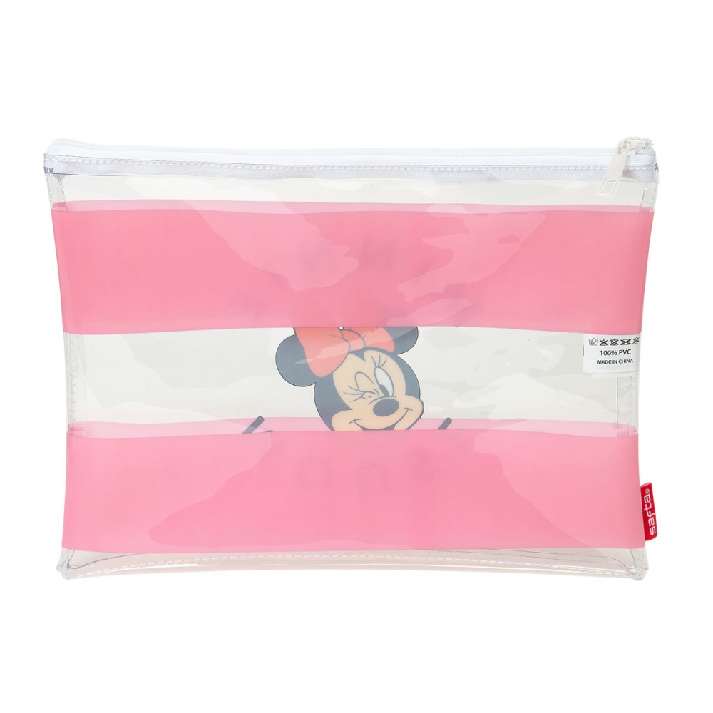 Trusă de Toaletă pentru Copii Minnie Mouse Beach Roz Transparent