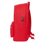 Rucsac pentru Laptop și Tabletă cu Ieșire USB Sevilla Fútbol Club Roșu 31 x 44 x 18 cm