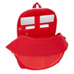 Rucsac pentru Laptop și Tabletă cu Ieșire USB Sevilla Fútbol Club Roșu 31 x 44 x 18 cm