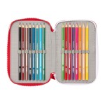 Penar Triplu Sevilla Fútbol Club Roșu 12,5 x 19,5 x 5,5 cm 36 Piese